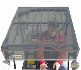 Forklift Overhead Guard Sun Shied & Rain Protector